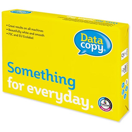Data Copy A4 Everyday 4 Hole Punched Paper / White / 80gsm / Ream (500 Sheets)