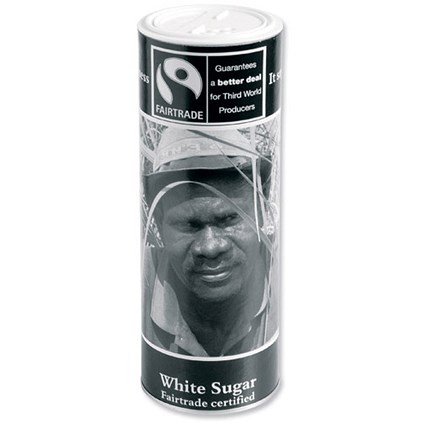 Fairtrade Sugar Shaker for Ease of Pouring - 800g Jar