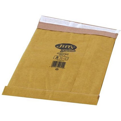Jiffy No.3 Padded Bag Envelopes / 195x343mm / Brown / Pack of 10