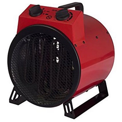 Igenix Industrial Drum Heater 3 Settings 3kW 5.4kg Red/Black