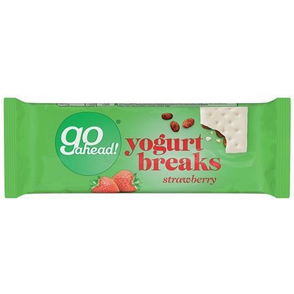 GoAhead Strawberry Yogurt Biscuit Bars - Pack of 24