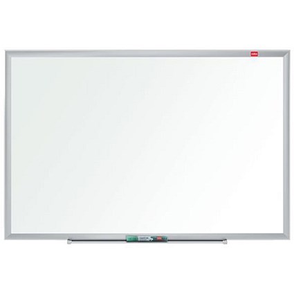 Nobo Euro Magnetic Drywipe Board / Steel /Aluminium Frame / 600x450mm