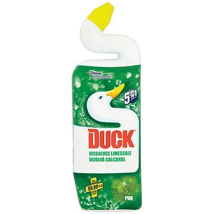 Toilet Duck Cleaner and Freshener, Pine Fresh Fragrance, 750ml, Pack of 2