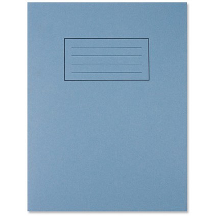 Silvine 7mm Squares Exercise Book / 229x178mm / 80 Pages / Blue / Pack of 10