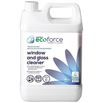 Ecoforce Glass & Window Cleaner / 5 Litres / Pack of 2