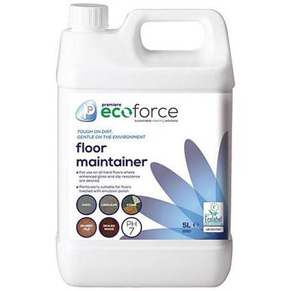 Ecoforce Floor Maintainer, 5 Litres, Pack of 2