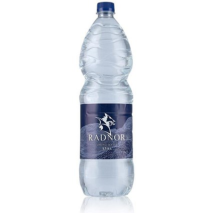 Radnor Hills Still Water, Plastic Bottles, 1.5 Litres, Pack of 12