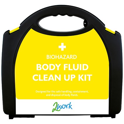 2Work Bio-Hazard Body Fluid Kit with 5 Applications