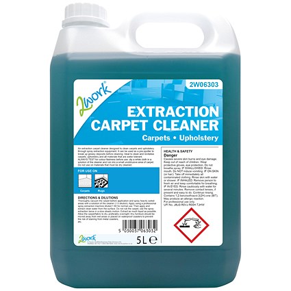 2Work Extraction Carpet Cleaner, 5 Litres