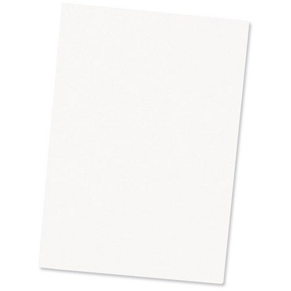 Clairefontaine Smooth Coloured Card / 500 x 700mm / White / 270gsm / 25 Sheets