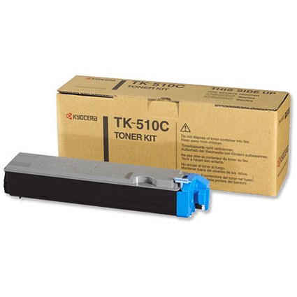 Kyocera TK-510C Cyan Laser Toner Cartridge