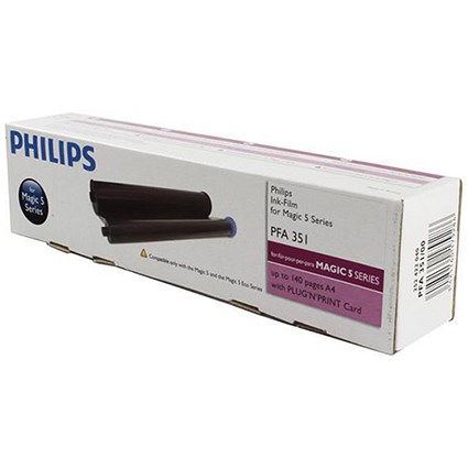 Philips PFA351 Black Fax Ink Film Cartridge