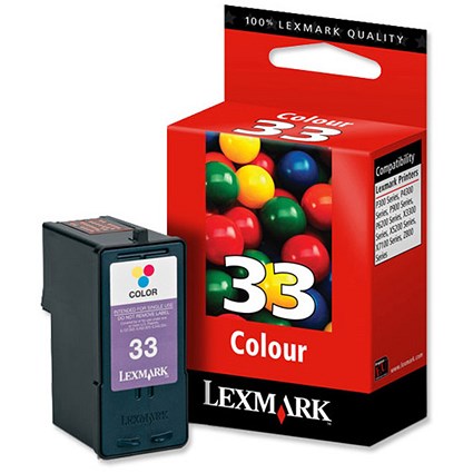 Lexmark 33 Colour Inkjet Cartridge