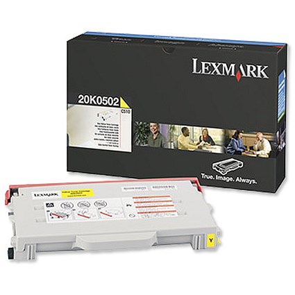 Lexmark 20K0502 Yellow Laser Toner Cartridge