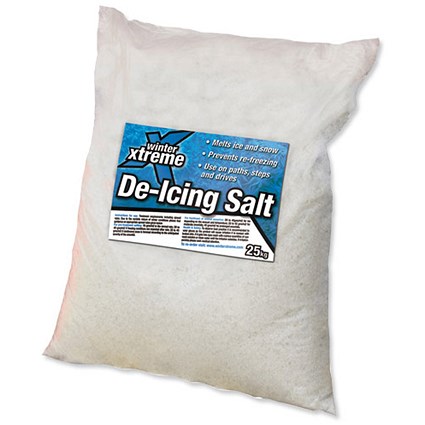 White De-icing Salt - 25kg Bag