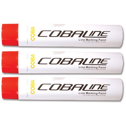 Cobaline Marking Spray CFC-free Fast-dry 750ml Red Ref QLL00003P [Pack 6]