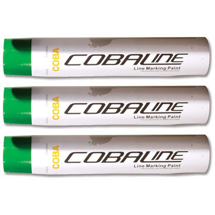 Cobaline Marking Spray CFC-free Fast-dry 750ml Green Ref QLL00004P [Pack 6]