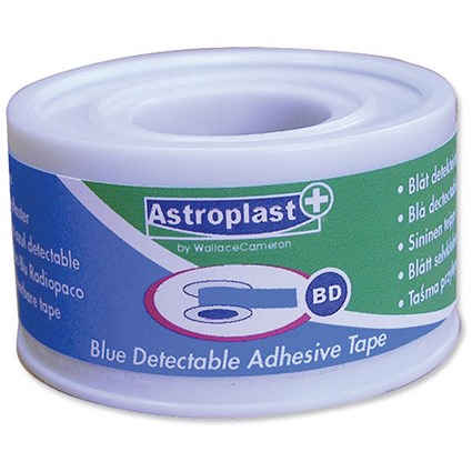 Wallace Cameron Detectable Adhesive Tape / 25mmx5m / Blue