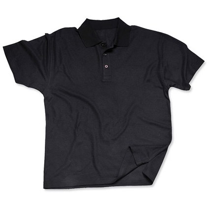 Portwest Polo Shirt / Black / Medium