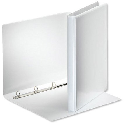 Esselte Presentation Binder / A4 / 4 O-Ring / 15mm Capacity / White / Pack of 10