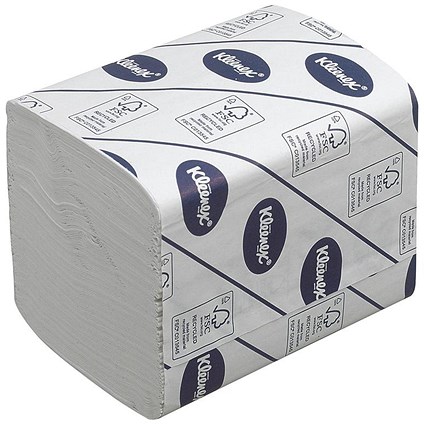 Kleenex Bulk Pack Folded Toilet Tissue, White, 2-Ply, 260 Sheets per Sleeve, 27 Packs