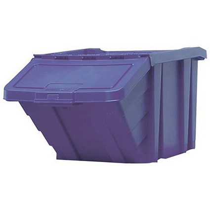 Recycle Storage Bin / 87 Litre / Blue