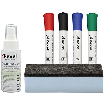 Nobo Dry Erase Whiteboard Accessory Starter Kit