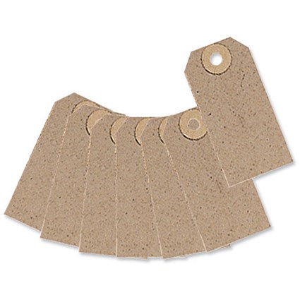 Unstrung Tags / 82x41mm / Buff / Pack of 1000