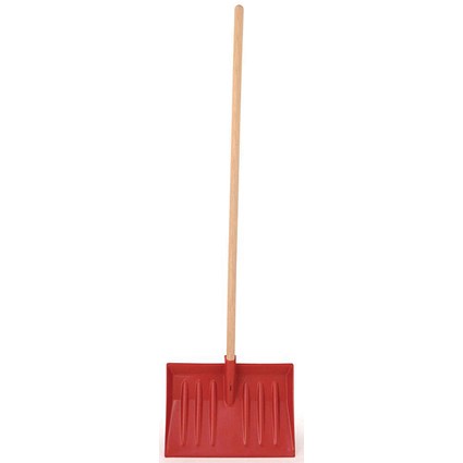 Heavy Duty Red Shovel with Handle