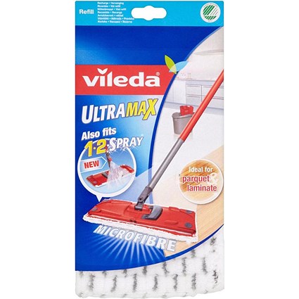 Vileda Microfibre Replacement Head for 1-2 Spray & Clean Mop System