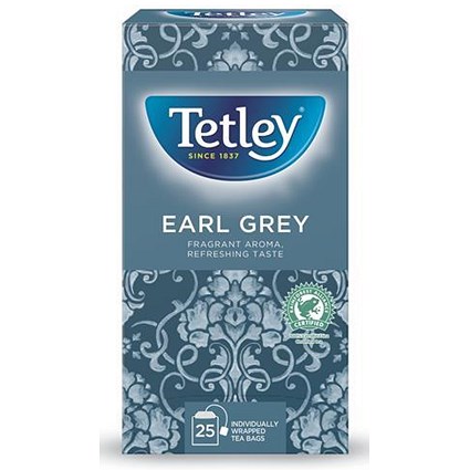Tetley Earl Grey Drawstring Tea Bags in Envelopes - Pack of 25