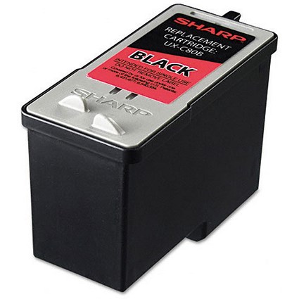Sharp UX-C80B Black Inkjet Cartridge