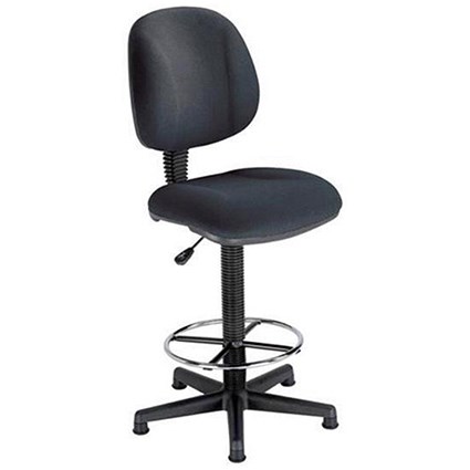 Trexus Intro Medium Back High Rise Chair - Black