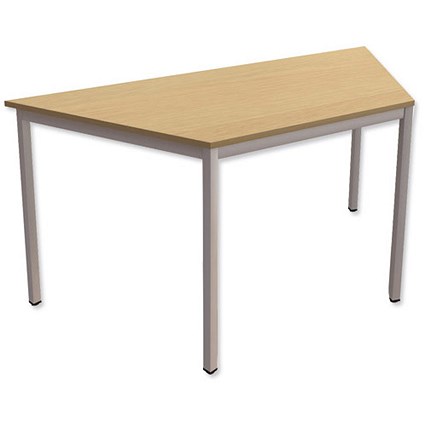 Trexus Trapezoidal Table / 1500mm Wide / Beech