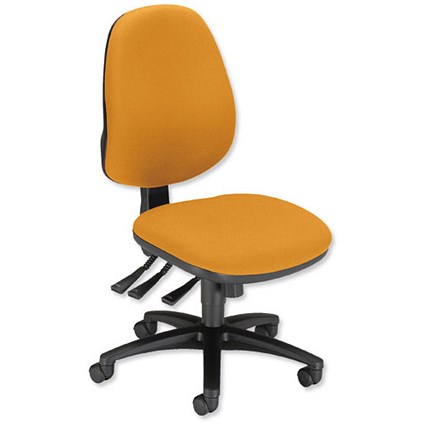 Sonix Support S1 Chair Asynchronous High Back Seat W480xD450xH460-570mm Sunset Yellow