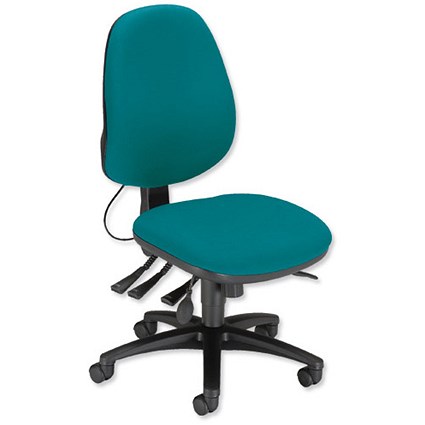 Sonix Support S3 Chair Asynchronous Lumbar-adjust High Back Slide Seat W480xD450xH460-570mm Green