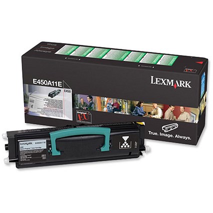 Lexmark E250A11E Black Laser Toner Cartridge