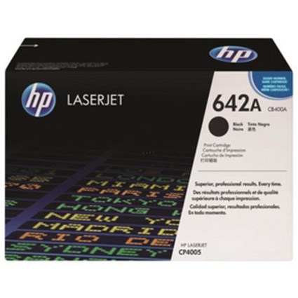 HP 642A Black Laser Toner Cartridge