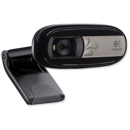Logitech C170 Webcam Fluid Crystal with Universal Clip USB 640x480pxl Video Ref 960-000759
