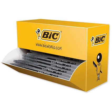Bic Cristal V2 Rollerball Pen / Gel Ink / 0.7mm Tip / 0.5mm Line / Black / Pack of 35 plus 5 FREE