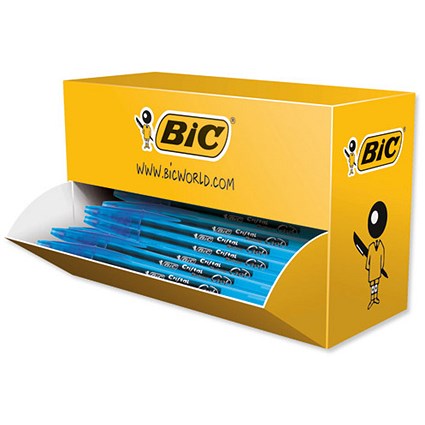 Bic Cristal V2 Rollerball Pen / Gel Ink / Blue / Pack off 35 plus 5 FREE