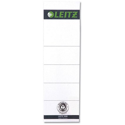 Leitz Replacement Spine Labels for PVC Lever Arch File / Insertable / 1607-00-85 / Pack of 10