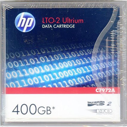 Hewlett Packard (HP) LTO-2 Ultrium Data Tape Cartridge / 400GB / 609m