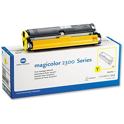 Konica Minolta Magicolor 2300 Series Yellow Laser Toner Cartridge