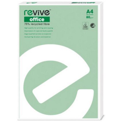 Revive A4 Recycled Multifunctional Paper - White - 80gsm - Ream (500 Sheets)