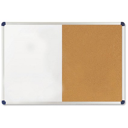Nobo Classic Combination Board / Cork & Magnetic Drywipe / W1200xH900mm