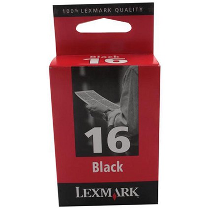 Lexmark 16 Black Inkjet Cartridge