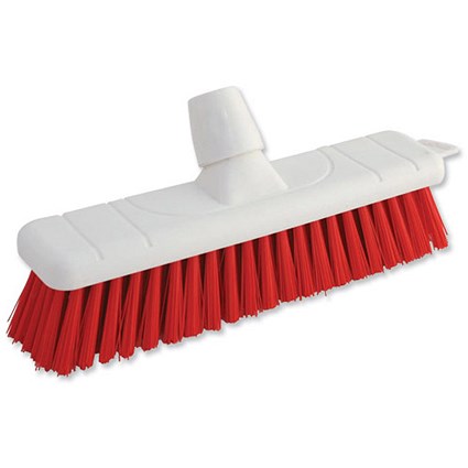 Bentley Colour Coded Soft Broom / 12 Inch Head / Red