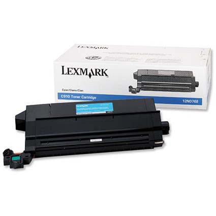 Lexmark C910, C920 Cyan Toner Cartridge (12N0768)