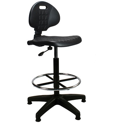 Trexus Lab High Chair Gas Lift Back - Black